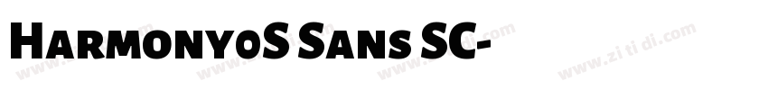 Harmony0S Sans SC字体转换